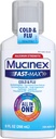 Mucinex Fast- Max maksimal styrke All- in- One Cold & Flu, 9 oz flaske, til brug på hovedpine, Body Pain, Sore Hals, Fevers, Bryst Congestion, Hough, Nasal / Sinus Congestion, og Sinus Tryk