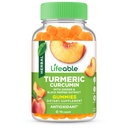Lifeable Gurkemeje med Ginger & Black Pepper Extract - 2000mg - Great Tasting Natural Flavor Gummy - Vegetarisk GMO- Free Supplement - 90 Gummies