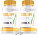 (2 Pack) Arialief Capsules Sciatica - Official Formel - Arialief Vitamin Supplement Advanced Strength Formel, Arialief Capsules Nutritional Support Maximum Strength Samlet Wellness (120 Kapsler)