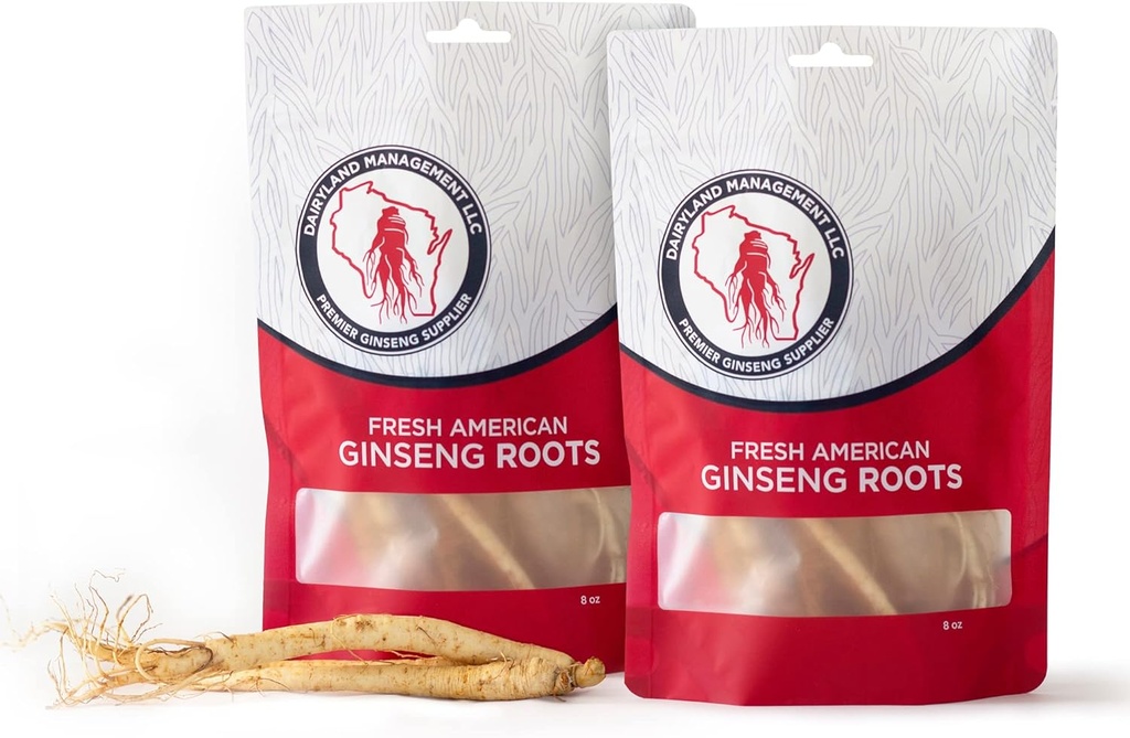 Dairyland Management LLC Friske amerikanske Ginseng Rødder (16 oz)