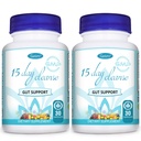 15 dages rengøring Gut Support 2 Pack Medic124; Colon Broom, Detox tillæg med Senna, Cascara Sagrada & Psyllium Husk, for mænd og kvinder Medical 124; I alt 60 kapsler