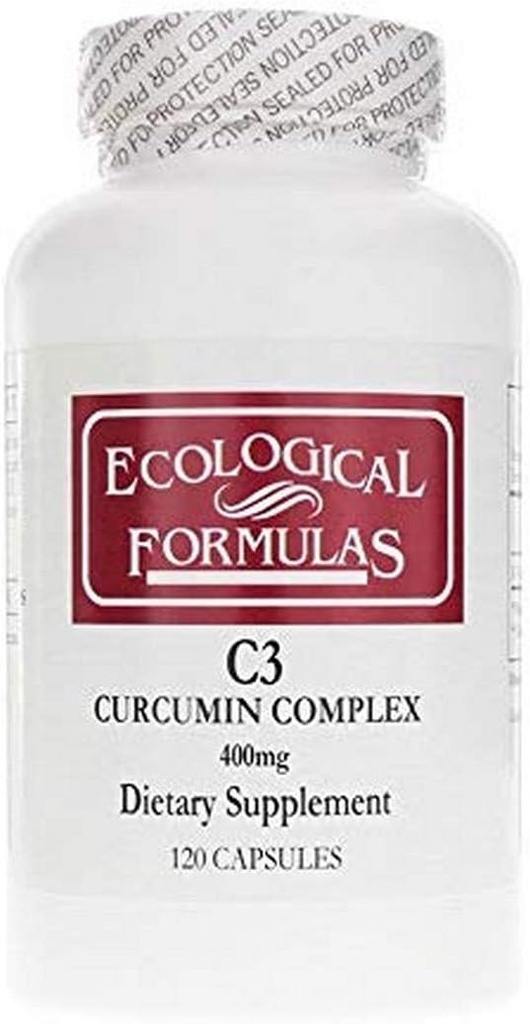 Økologiske formler C3 Curcumin Complex 400 Mg, 120 Tæl