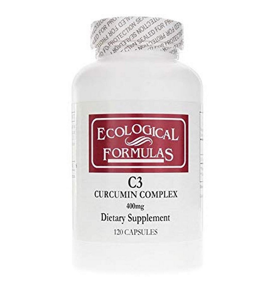 Økologiske formler C3 Curcumin Complex 400 Mg, 120 Tæl
