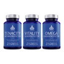 Thrivous Geroprotector Stack - Vitality + Tenacity + Omega Longevity Bundle for Metabolic, Joint & Heart Support - 180 Veganske kapsler