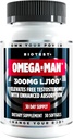 Biotest Omega- Man - 300mg High- Absorption LJ100 Longjack (Eurycoma longifolia) - 30 Softgels