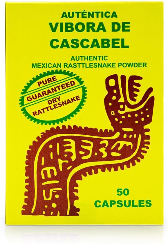 Generisk Vibora de Cascabel Kapsler Oral behandling Hudpleje Pimples & Acne 50 Caps