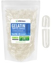 XPRS Nutra Størrelse 0 Clear Tom Gelatine Kapsler 1000 Count - Kosher og Halal - Pure Gelatine Pill Kapsel - DIY Powder Fyldning - Fyldbare Gel Caps Piller til DIY Kosttilskud