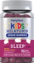 Piping Rock Kids Melatonin Gummies ttesmå 124; 1mg • 124; 90 Greve • 124; Supplement til børn • 124; Blandet Berry Flavor • 124; Vegan, Non- GMO, Gluten Free