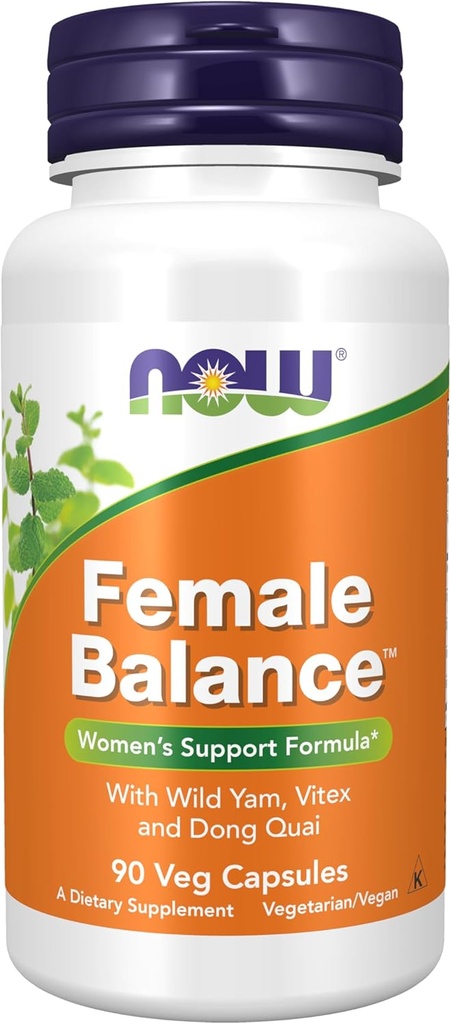 Now Foods Supplements, Woman Balance ™ med Wild Yam, Vitex, Dong Quai, GLA, Vitamin B-6 og Folate, 90 kapsler