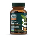 Gaia Urter Gurkemeje øverste ekstra styrke - understøtter lejlighedsvis ubehag fra normal slid og tåre * - med gurkemeje & sort pepper - 60 Vegansk flydende Phyto- kapsler (op til 60-dages forsyning)