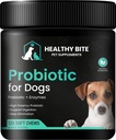 Sund Bite Probiotika til Hunde - Hundeprobiotika til Diarré, Gut Sundhed og Kløe, 6 Forskellige Bakterier, Hundeprobiotiske Tyre - Prebiotika til Hunde - Made in USA - 120 Greve