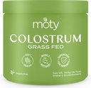 Moty Bovine Colostrum Grass Fed Pulver supplement til Gut sundhed, Muscle Inddrivelse, Superfood til Immunitet, Gluten Free (60 Servere) - Matcha Flavored