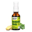 California Natural Immunity Shots 1oz Flaske, Organic Ginger Root, Oregano Oil - Potent & Pure immunsystem Booster - Immunsystemet Support & Wellness Shot (pakke med 1)