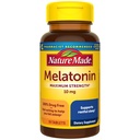 Nature Made Melatonin 10mg maksimal styrke tabletter, 100% medicin gratis sovestøtte til voksne, Melatonin til voksne, 70 greve, 70 dages forsyning