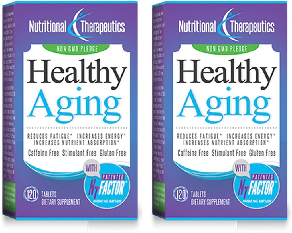 NTI Nutritional Therapeutics Inc. - Sund aldring med NTFactor ®, 120 tabletter - Youth Virancy, Øget energi, Forbedret livskvalitet (2)