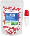 XPRS Nutra Størrelse 0 Tomme kapsler - 100 Tomme Gelatine kapsler - Pille gør det - Pure Bovin Pill Gel Caps til Do- It- Yourself Kosttilskud (rød / hvid)
