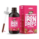 LLORENS LÆGEMIDDELFORM for kvinder jerndråber Daglig støtte, 20 mg polysaccharide Complex fri smag, naturlige sødestoffer, Vegan og Paraben fri (Berry Daiquiri, 4 Fl Oz)