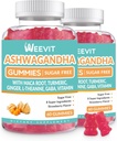 Ashwagandha Gummies med D-vitamin til kvinder & mænd, Ashwagandha Gummy med Maca Root Powder