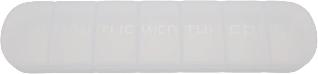 7 Dag Ugentlig Pill AM PM Organizer, ShysTech Stor Pill sag Pill Box 1 tid En dag for piller / Medicin / Kosttilskud / Vitamin (Clear)