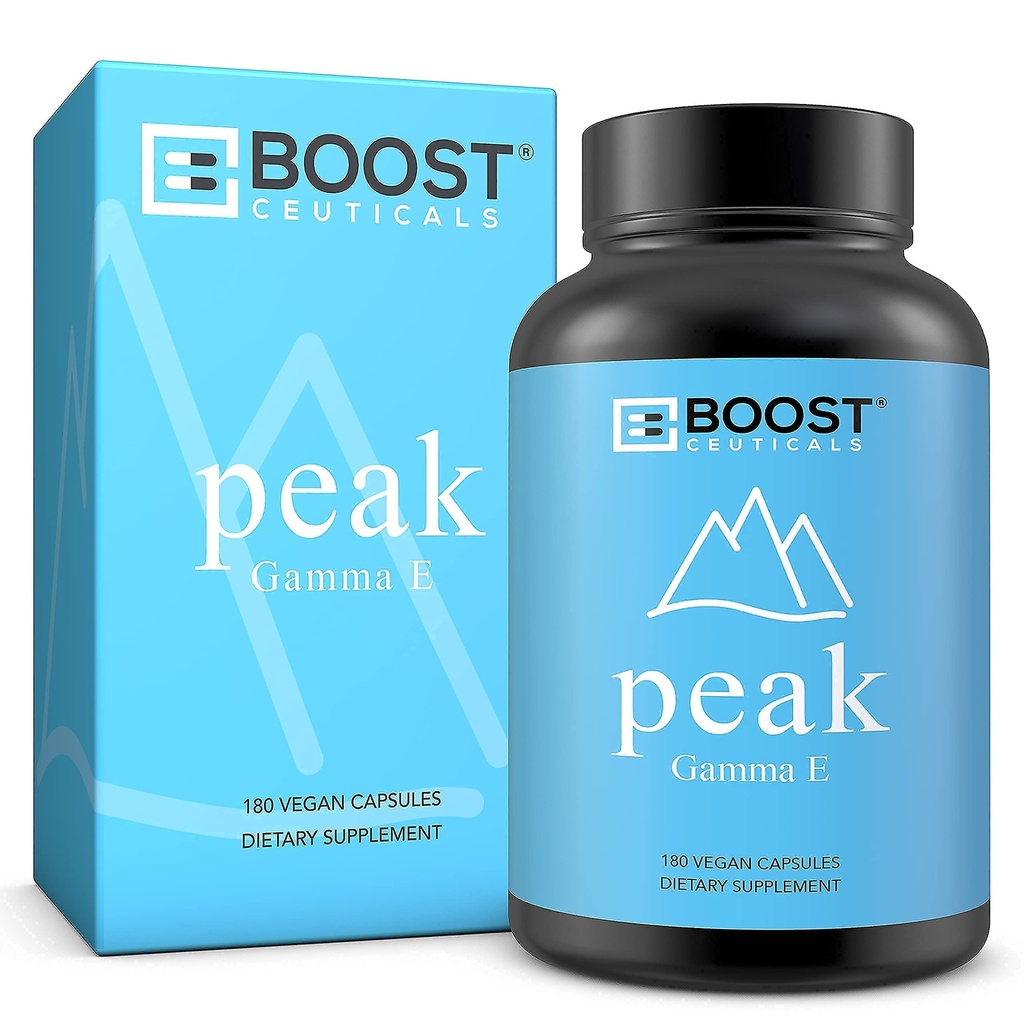 BoostCaddies Populære Sammen Vitamin e 400 IE Gamma E Blandede tocopheroler CoQ10 200mg 270 Vegan Bundle ingen tilsætningsstoffer Non-GMO Gluten Gratis Pure Natural Vitamin e Co Q 10 Supplement Bioperine kapsler