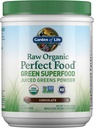Have of Life Raw Organic Perfect Food Green Superfood Juiced Green Powder - Chokolade, 30 Servering - Non-GMO, Gluten Free, Vegansk hel fødevarer Kosttilskud, Plus Probiotika & enzymer