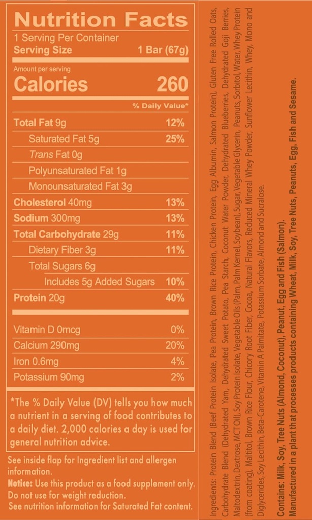 REDCON1 MRE Bar, Crunchy Peanut Butter Cup, 20g hel fødevare Protein Bar med MCT Oil - Nem til den største, lækker måltid udskiftning bar - Anytime Protein Snack, Post eller Pre Workout Bars (4 Barer)