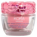 KORA Organics Berry Bright fyring C-vitamin Eye Cream, Hydrate & Strengthen, Certificeret Organisk, Cruelty Free, Refillable, 0,50 fl oz