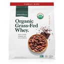 Natural Force Whey Protein Powder - Chokolade, 5 lbs - Grass Fed Organic, Pure, Keto & Paleo Friendly, Low Carb, Kosher, Ikke GMO - Familie størrelse A2 Protein