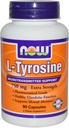 Now Foods - L-Tyrosine 750 mg. - 90 kapsler