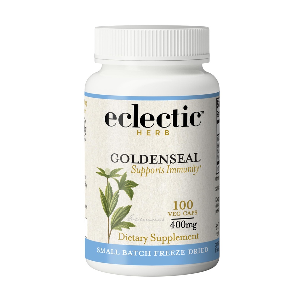 Eclectic Institute Raw Freeze- Tørret Goldenseal Kapsler