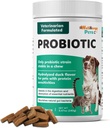 Wellnergy Daily Probiotic & Prebiotics Soft Chew for Dogs & Cats - Diarré, Forstoppelse, Opsat mave, fordøjelsesbesvær & Gas - Hjælper fordøjelse, Allergi Hud og immunforsvar 160ct