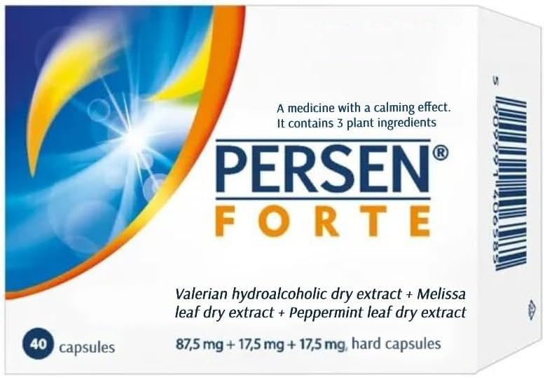 Generisk Persen Forte 40 kapsler, hvide