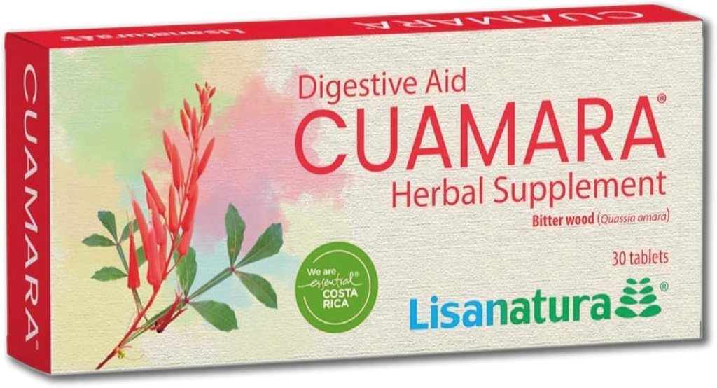 Cuamara Herbal Supplement - Sukker, Gluten & Lactose Free - 30 tabletter