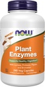 Now Foods Supplements, Plant Enzymer med Lactase, Protease, Papain og Bromelain, 240 Veg kapsler