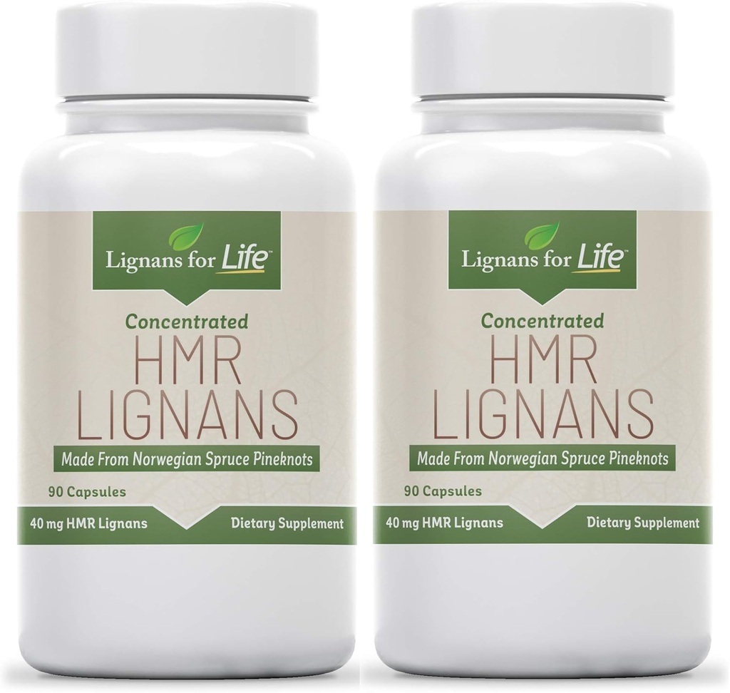 Lignans For Life HMR Lignans for Hunde, 40mg - 90 Kapsler, Vitamin til Sund Pet