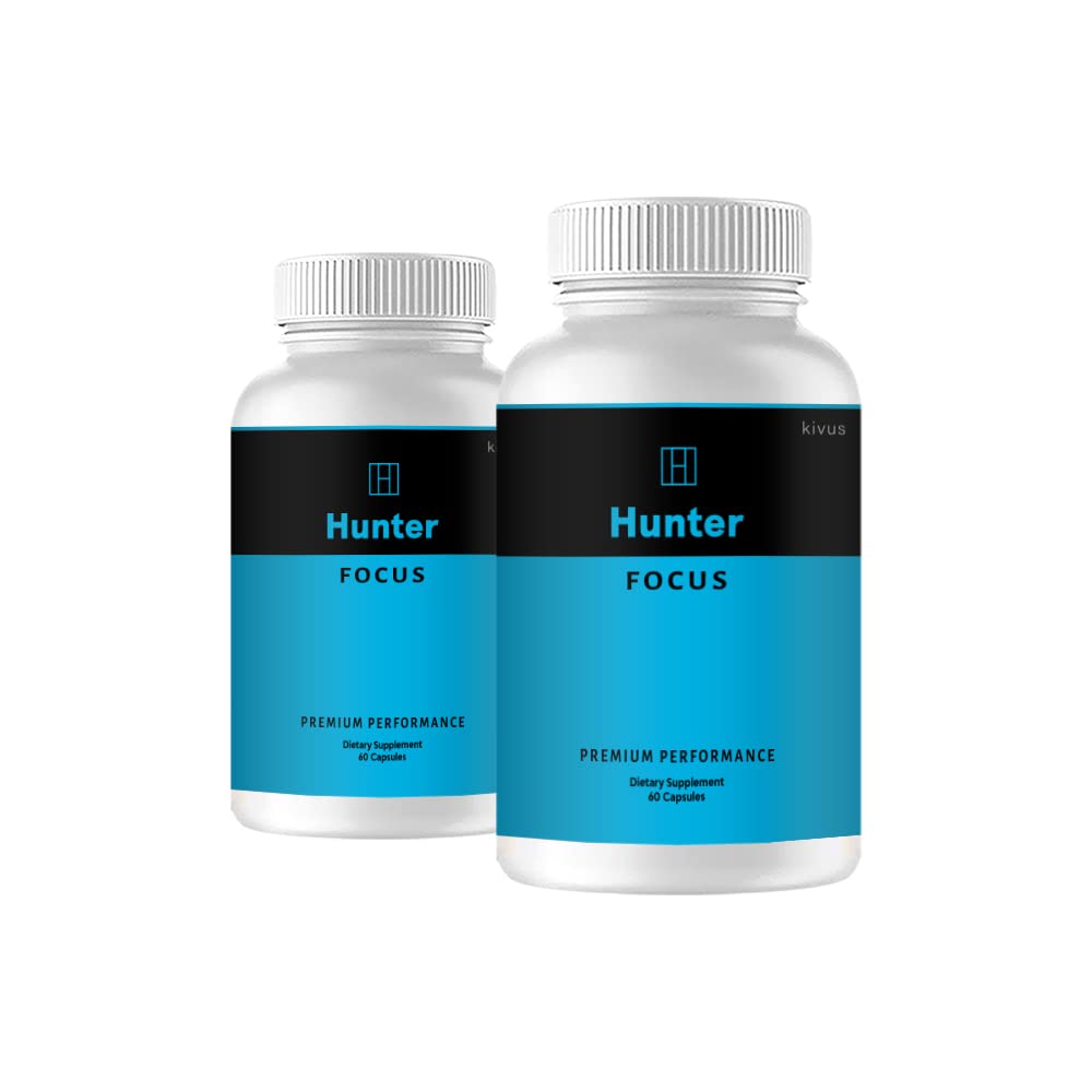 Hunter Focus Capsules - Hunter Focus Advanced Health Capsules (2 Pack, 120 Capsules)