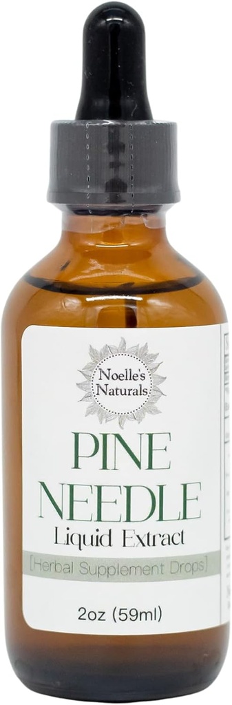 Pine Needle Extract - Lavet af forarbejdede østlige hvide Pine Needles - Økologisk tinktur - Høj i shikimisk syre - Immunstøtte Drops