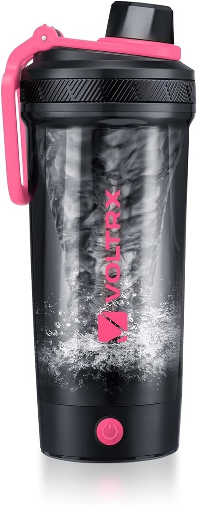 VOLTRX Shaker Flaske, Gallium USB C Genopladelig Elektrisk Protein Shake mixer, Shaker Cups til Protein Shakes og Meal Erstatning Shakes, BPA Free, Lavet med Tritan, 24oz
