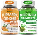 2 Pack Gurkemeje Gummy + 2 Pack Moringa Gummies