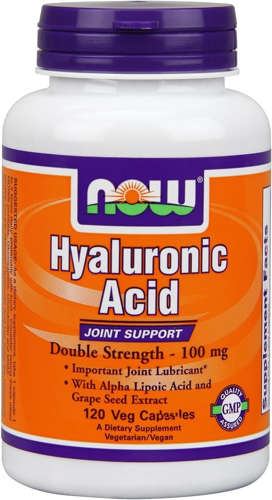 Hyaluronsyre 2X Plus Veg kapsler, 100 mg - 120 ct (pakning med 2 stk.)