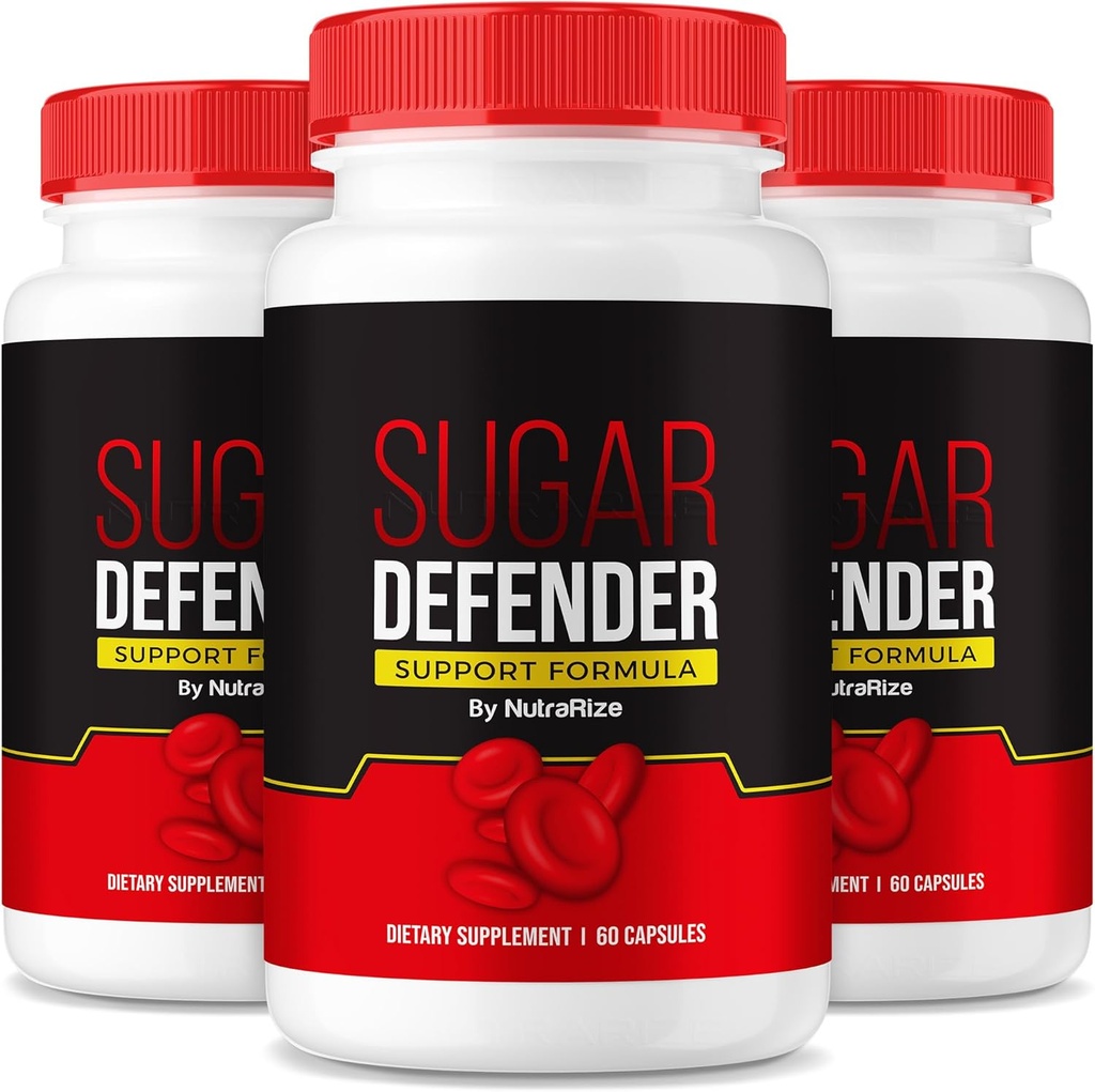NutraRize (pakke af 3 sukker forsvarer supplement til at opretholde sunde niveauer, Sukker Defense 24 All- Natural Dietary Pills, Advanced Support Formel for Wellness, Anmeldelser (180 kapsler)