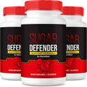 NutraRize (Pack of 3 Sugar Defender Supplement to Maintain Healthy Levels, Sugar Defense 24 All-Natural Dietary Pills, Advanced Support Formula for Wellness, Reviews (180 Capsules)