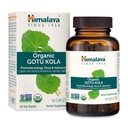 Himalaya Organic Gotu Kola, 45 Day Supply - Herbal Nootrop Supplement med Adaptogens for Energy, Focus, Memory, og Calming Afslapning - Vegan, Non- GMO, Gluten Free, 650 mg, 90 Caplets