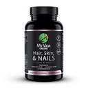 Min Vida Origin Hår Hud og Nails • 124; Tykkere Hår, Stærkere Nails • 124; Understøtter Natural Beauty • 124; Zink, Biotin • E-vitamin • 124; Vegan 120 Kapsler 1 Måned Supply