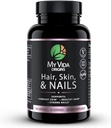 Min Vida Origin Hår Hud og Nails • 124; Tykkere Hår, Stærkere Nails • 124; Understøtter Natural Beauty • 124; Zink, Biotin • E-vitamin • 124; Vegan 120 Kapsler 1 Måned Supply