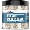 Earthborn Elements Creatinine Monohydrat 200 Kapsler, Pure & Ufortyndet, Ingen tilsætningsstoffer