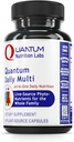 Quantum Nutrition Labs Daily Multivitamin - Multivitamin til mænd og kvinder, Daily Nutrition Kosttilskud med Calcium til voksne, Lavet med Cordyceps og grøn te - 60 vegetariske kapsler