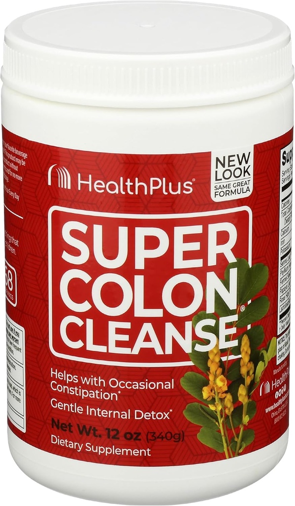 Sundhed Plus Super Colon Cleanse - 10-Day Cleanse - Detox, Gluten Free, Dairy Free, Natural Herbal Ingredients (Mere end 1 Cleanse, 12 Ounces)