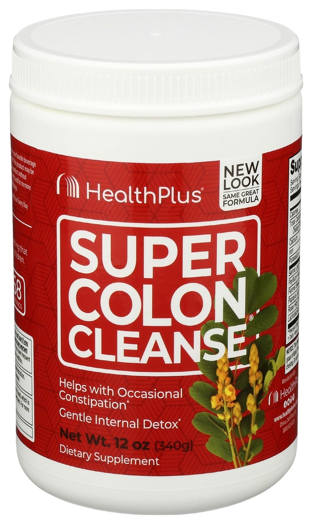 Sundhed Plus Super Colon Cleanse - 10-Day Cleanse - Detox, Gluten Free, Dairy Free, Natural Herbal Ingredients (Mere end 1 Cleanse, 12 Ounces)