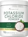 Carlyle Kalium Chloride Powder Supplement 16 oz - 124; Food Grade - 124; Salt Substitute - 124; Vegan, Vegetar, Non- GMO, Gluten Free